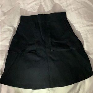 Icons black knitted skirt
